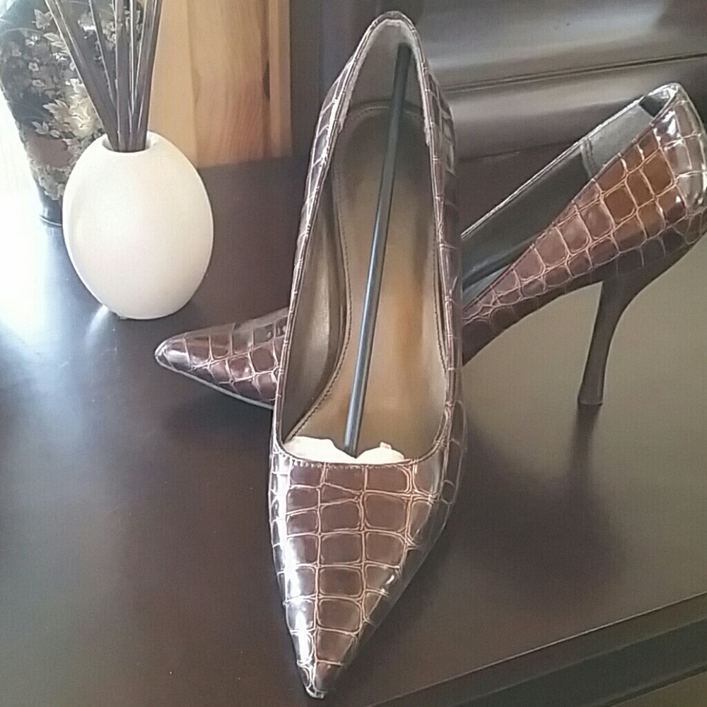 New crocodile heels